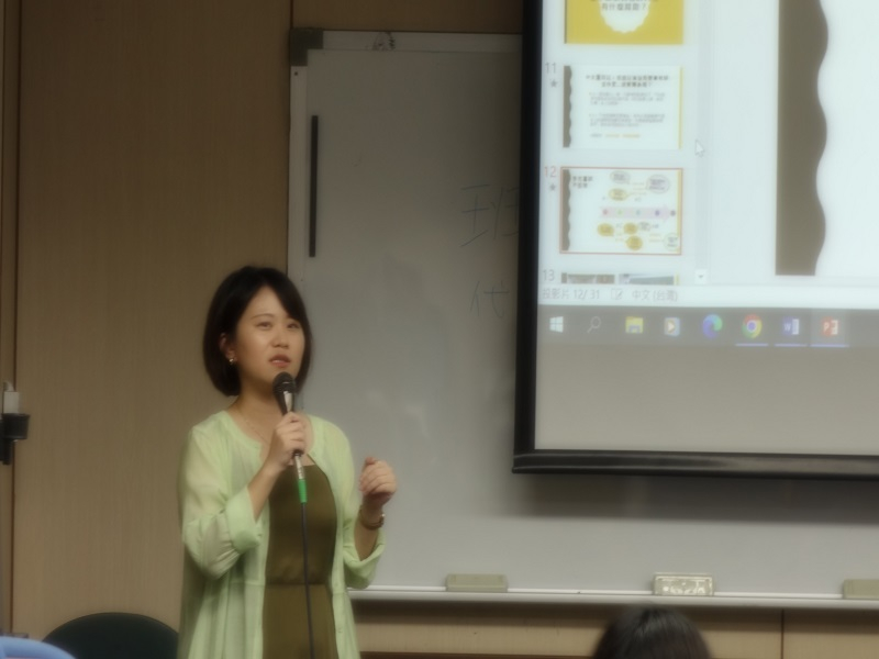 99級系友陳稚華分享在學經驗